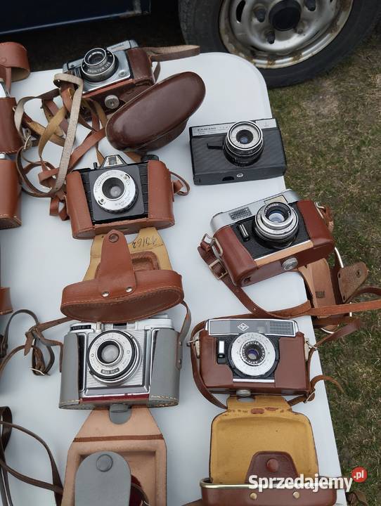 Stare aparaty fotograficzne analogowe posiadam Gościeradów Ukazowy