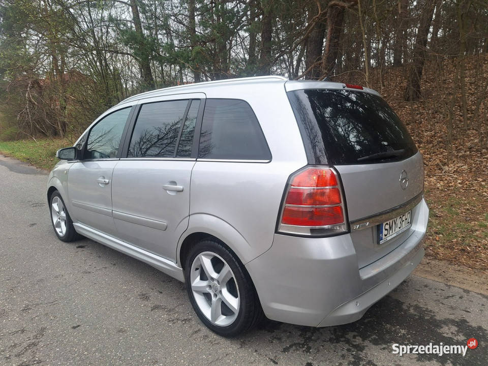 Opel Zafira OPCLine 7 osobowa B 20052011 srebrny Siewierz
