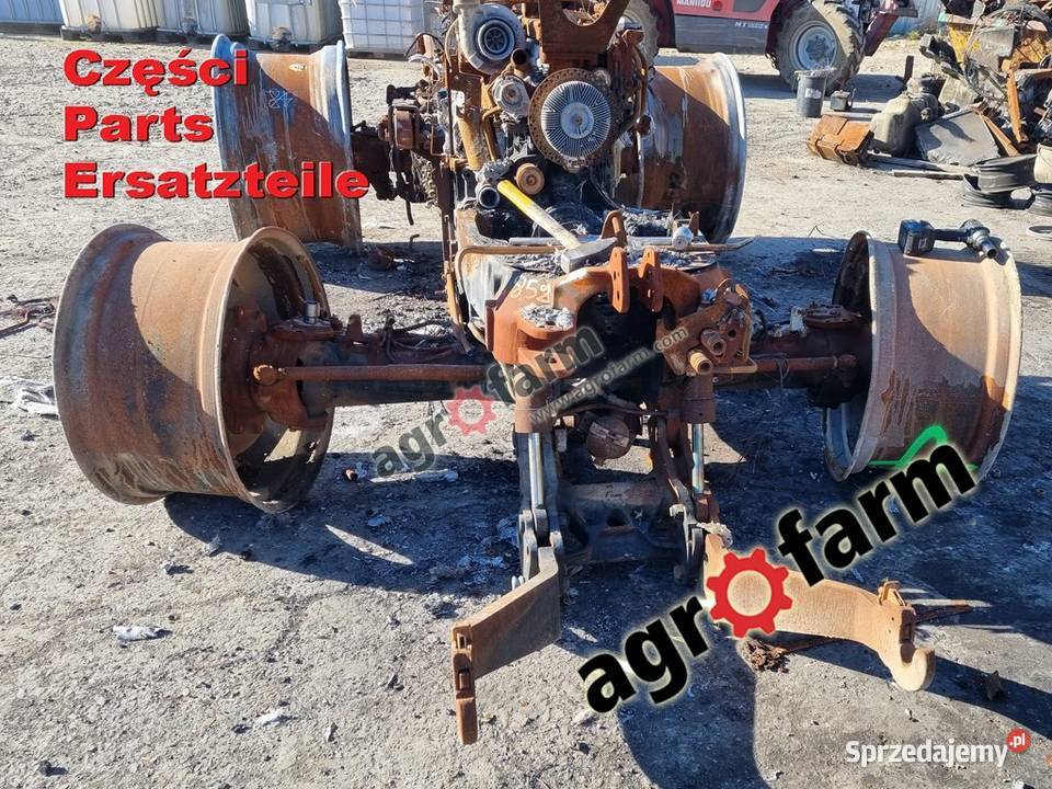 Holland T6180 części silnik skrzynia biegów Byków