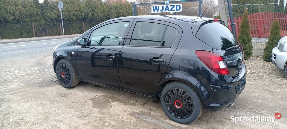OPEL CORSA 14 BENZYNA 2011 LIFT Z NIEMIEC czarny Opole Lubelskie