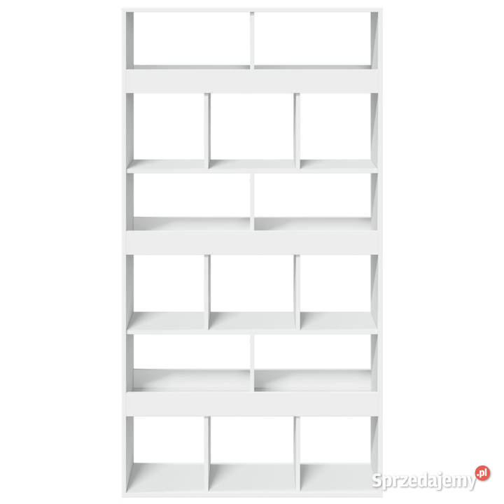 Regałprzegroda biały 100x33x1875 materiał Regały