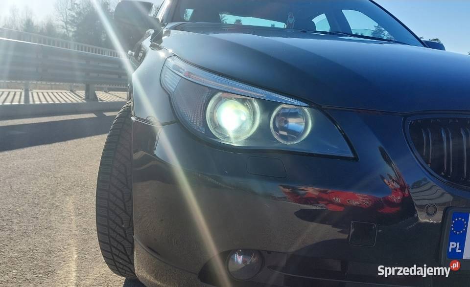 BMW E60 22 benzyna DRUGI WŁAŚCICIEL IMPORT Z czujnik parkowania Bliżyn