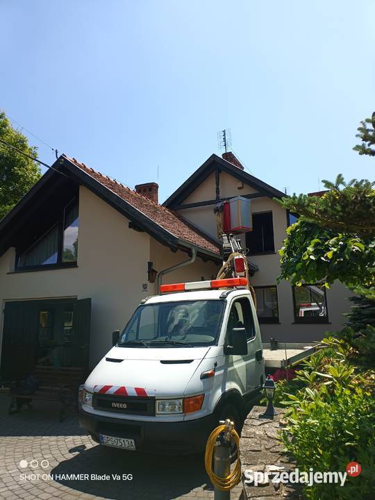 Podnośnik koszowy Iveco daily Maszyny budowlane Łąka