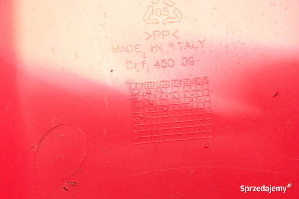 Błotnik Przód Okleina Honda CRF 450 0912r lubuskie sprzedam