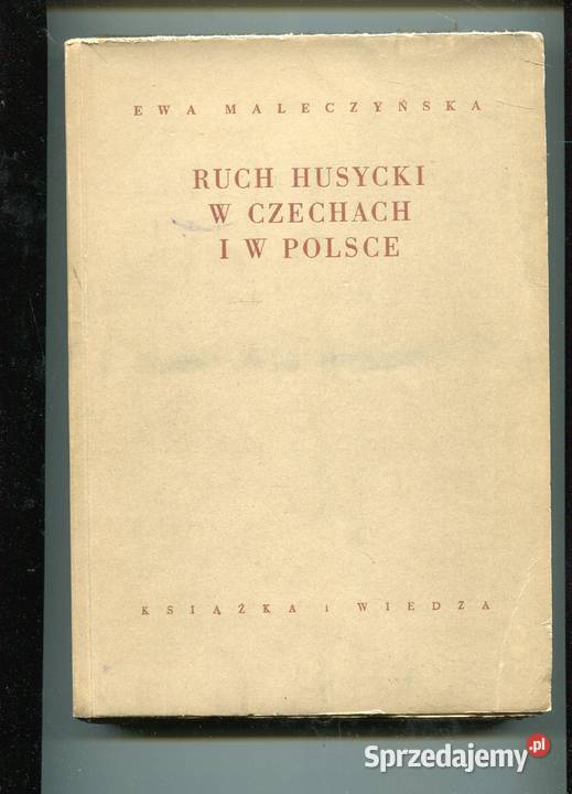 Ruch husycki w Czechach i w Polsce Maleczyńska Szczecin