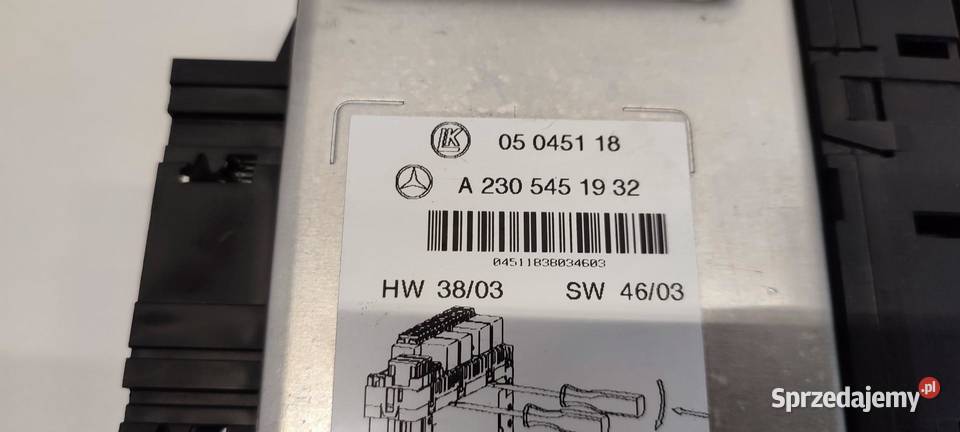 MERCEDES SL R230 MODUŁ STEROWNIK SAM A2305451932 sprzedam