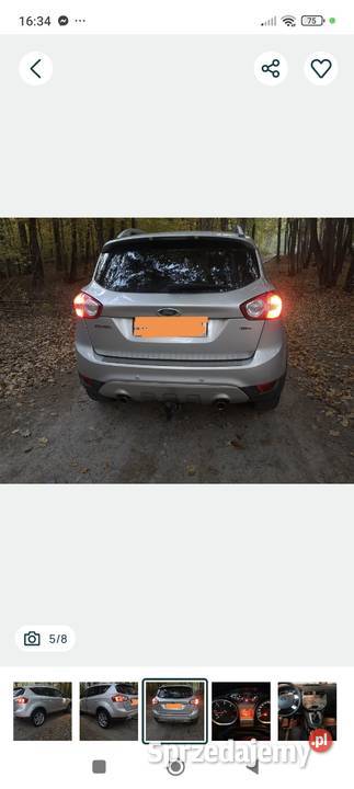 Ford Kuga 20Tdci Wylewa