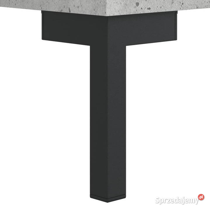 Szafka szarość betonu 345x34x90 materiał