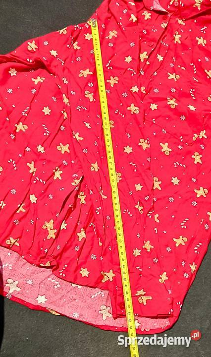 Czerwona koszula w pierniki Inny wzór Toruń