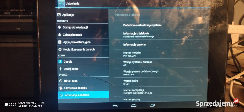 Tablet GPS Świdnica