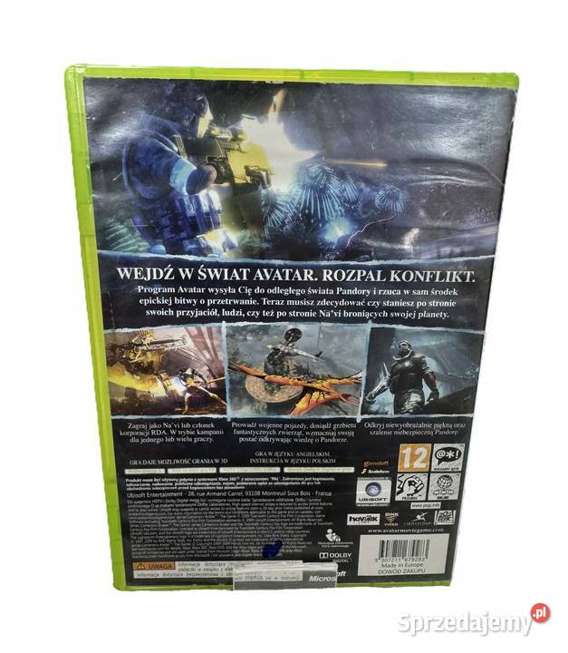 Gra Avatar Gra komputerowa Xbox 360 warmińsko-mazurskie Elbląg sprzedam