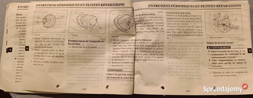 Oryginalna instrukcja obsługi Virago 125 Kraków