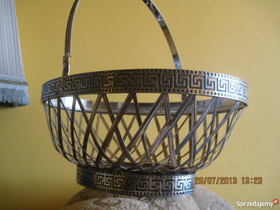 Piekny koszyk ażurowy metaloplastyka inny kolor Wrocław