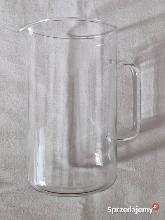 Duży dzbanek cylinder ze szkła żaroodpornego 1l Warszawa