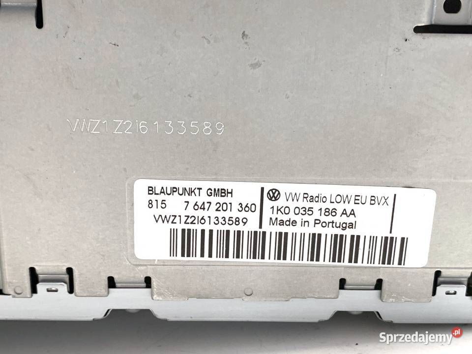 RADIO VW PASSAT CC B6 1K0035186AA 0812 sprzedam