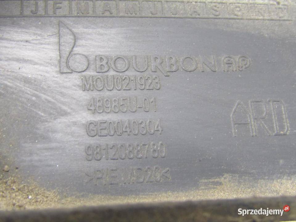 LISTWA NAKŁADKA BŁOTNIKA PRAWY TYŁ CITROEN C3 Motoryzacja