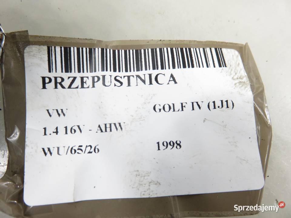 PRZEPUSTNICA VW GOLF IV 1J1 14 16V TB0081 Przepustnice