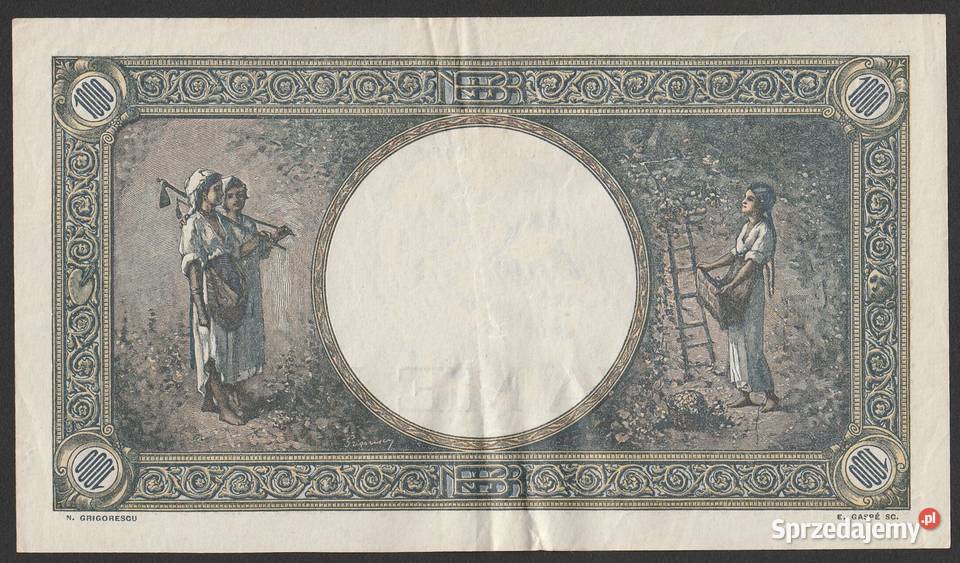 RUMUNIA 1000 LEI 1945 Łódź