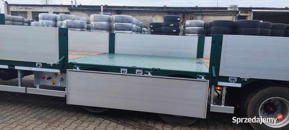 Naczepa 3 osiowa niskopodwoziowa burtowa nowa 38500kg Poznań
