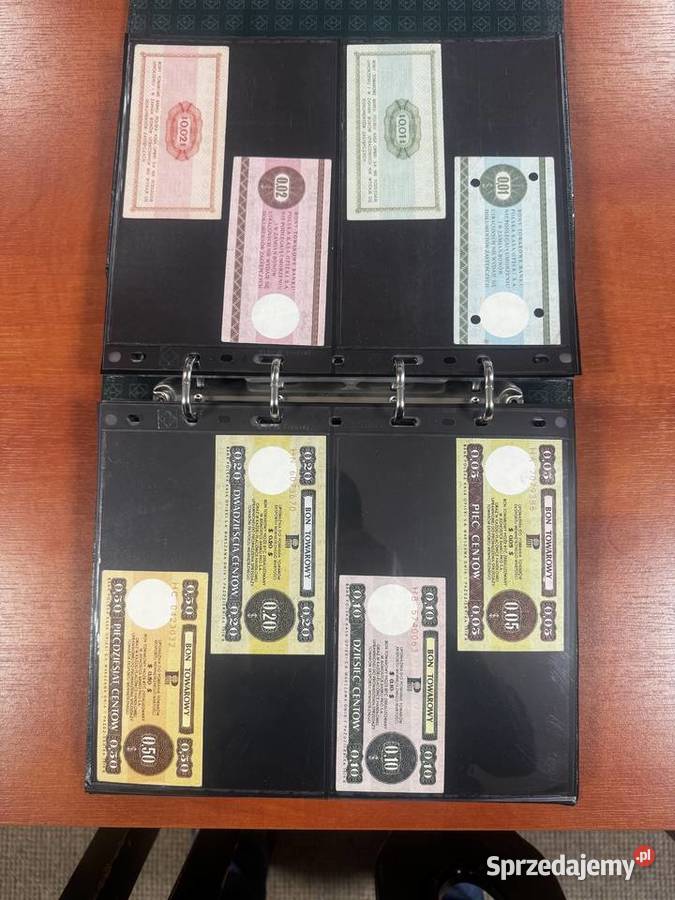 Kolekcja banknotów PRL kolekcjonerskie marki Pustków-Osiedle