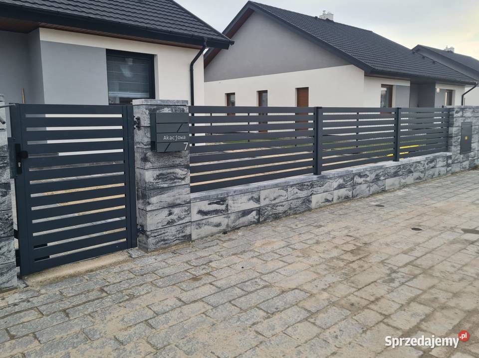 Brama skrzydłowa 500x120 MASTER 83 ogrodzenia wielkopolskie Konin