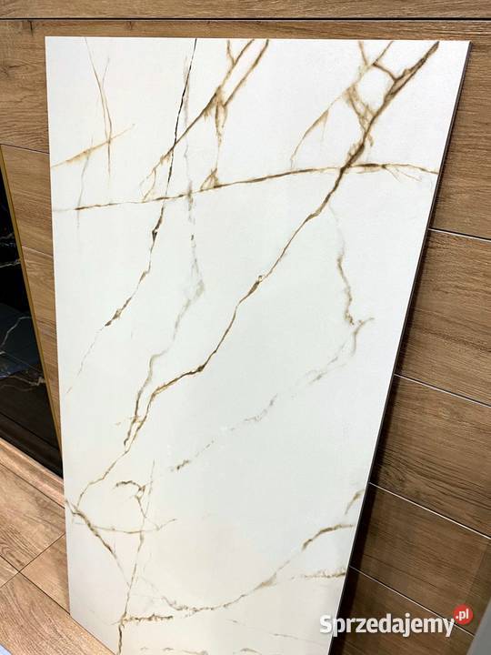 Gres marmuropodobny 120x60 ZŁOTA ŻYŁKA NAJTANIEJ Łask