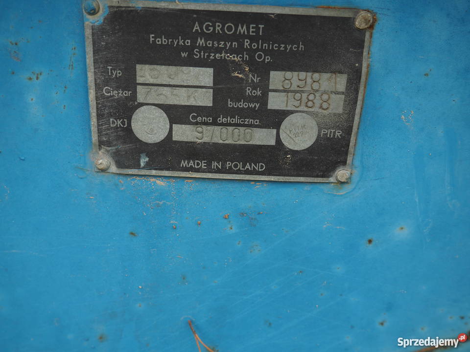 Kopaczka dwurzędowa do ziemniaków Chlewiska