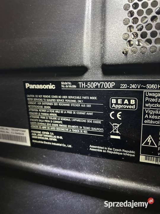 Sprzedam telewizor viera 50 Jutrosin