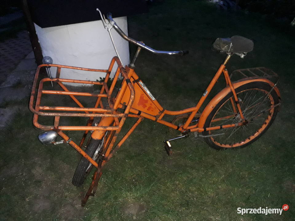 Zabytkowy rzadki cargo rower Falter transportowy mazowieckie Warszawa