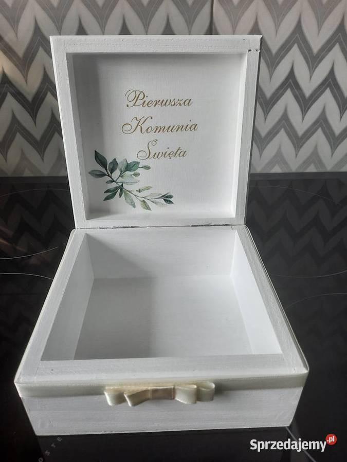 Pudełko komunijne z życzeniami handmade Kędzierzyn-Koźle