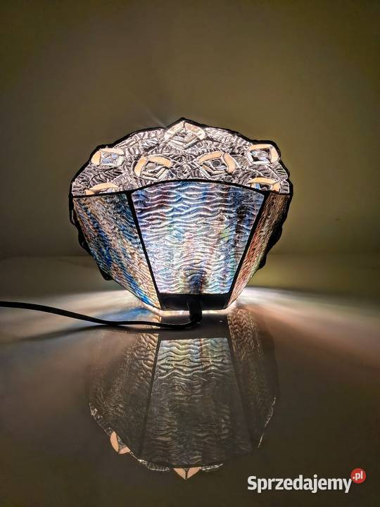 Tiffany lampa witrażowa stołowa nocna biurowa dolnośląskie Zaręba
