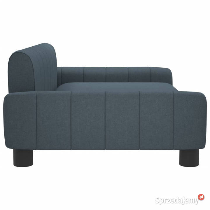 Sofa dzieci ciemnoszara 90x53x30 obita tkaniną Warszawa