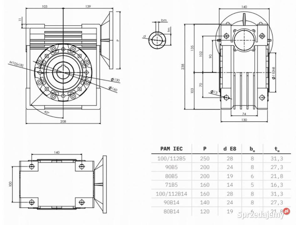 Przekładnia ślimakowa ZE40 wielkopolskie Poznań sprzedam