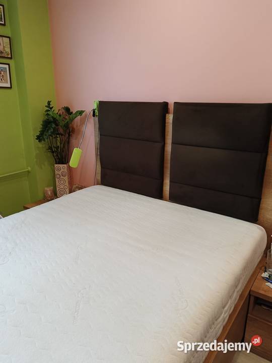 Łózko 140200 z pojemnikiem szafka nocna 140cm śląskie Czeladź