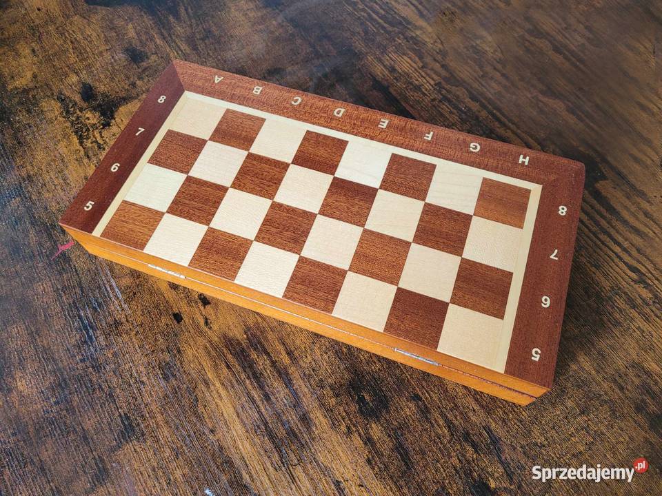 Szachownica Turniejowa Intarsja Samodzielna gra Poznań sprzedam