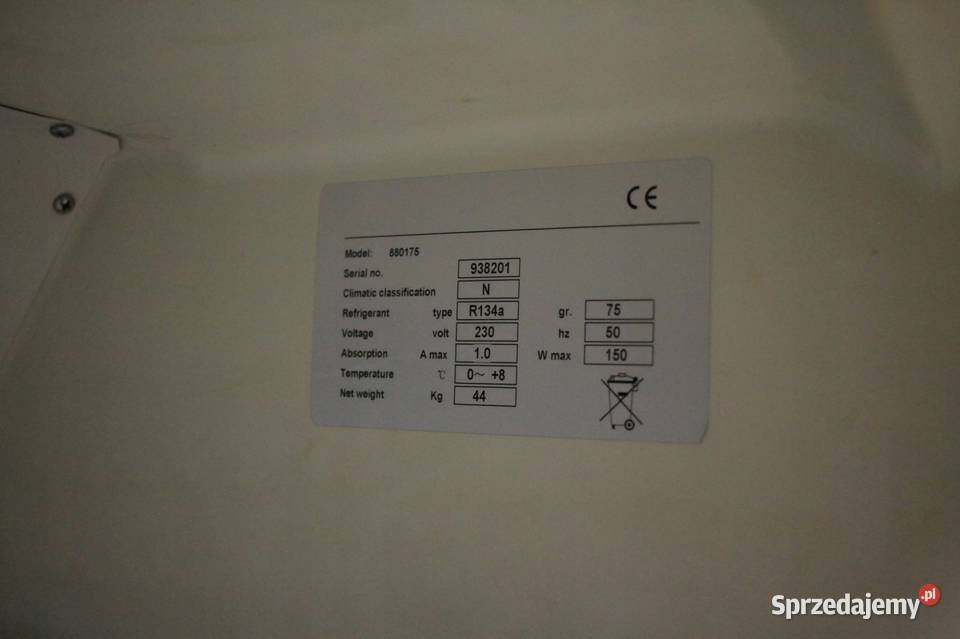 Stalgast szafa chłodnicza 1drzwiowa nierdzewna Góra