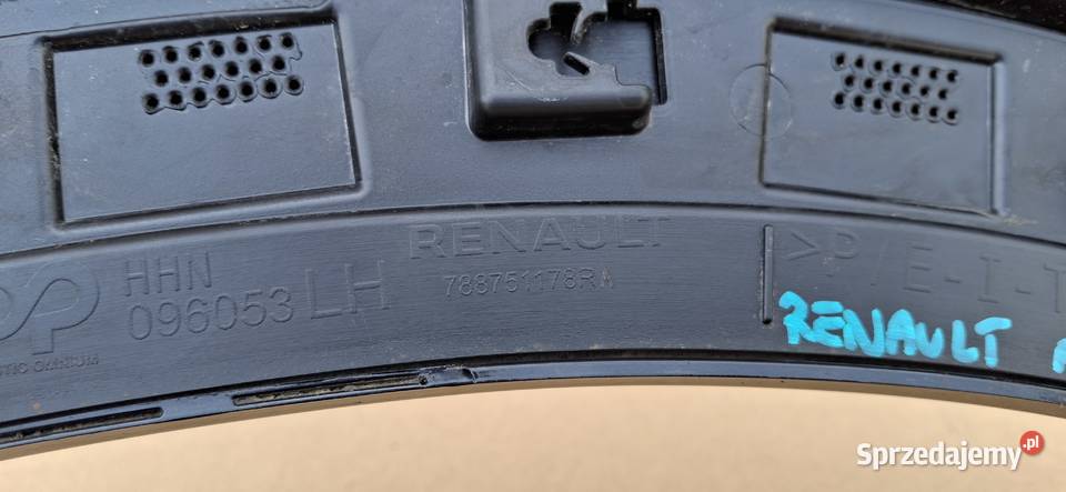 RENAULT AUSTRAL LISTWA NAKŁADKA BŁOTNIKA LEWY lubuskie