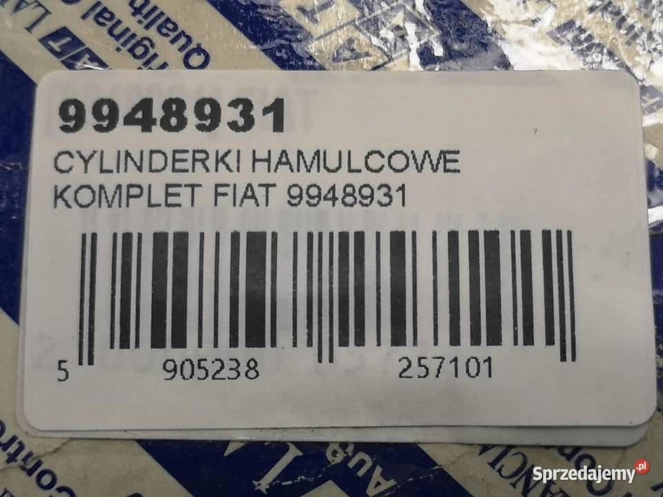 CYLINDEREK HAMULCOWY 2 FIAT MAREA 2002 NOWY Motoryzacja lubelskie