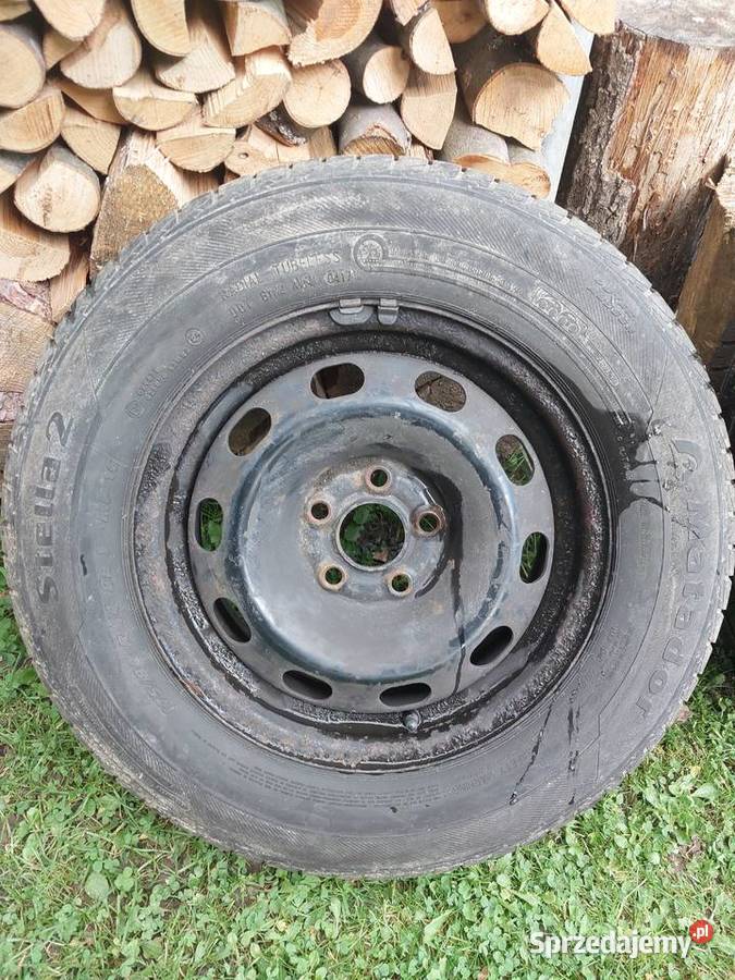 Felgi stalowe 14 z oponami podkarpackie Wola Matiaszowa
