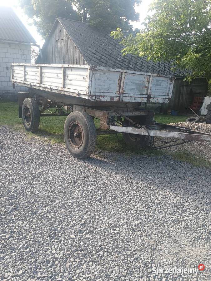 Przyczepa D47 wywrotka 3 stronna Przyczepy rolnicze Żółkiewka-Osada