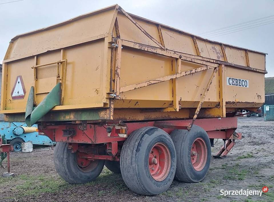 Sprzedam Przyczepa Skorupowa Cebeco 1012t Przyczepy rolnicze Maszyny rolnicze podlaskie Łomża