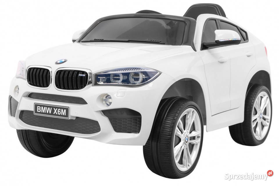 Auto na akumulator BMW X6M białe EVA 2x45W Warszawa