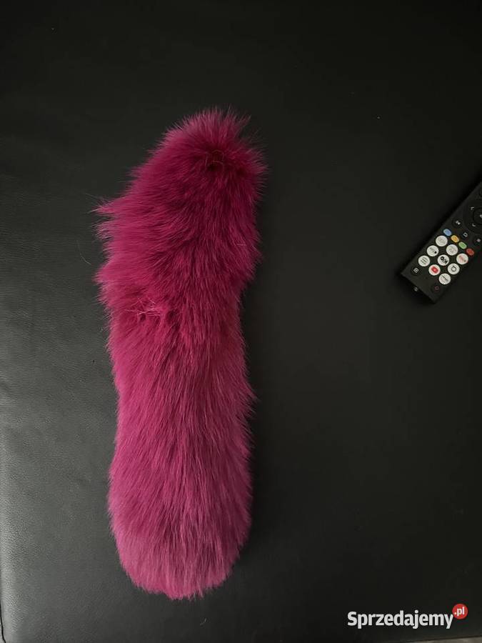 Lisia kitaogonbrelok z lisa kolor różowy ciemny Szaflary