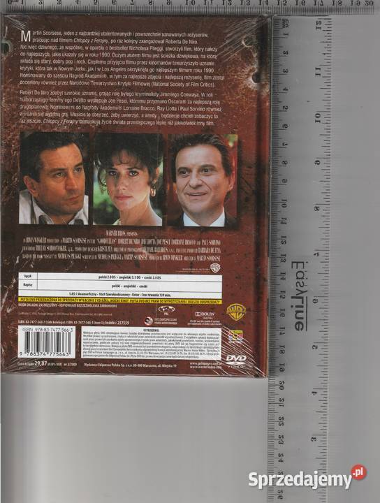 Chłopcy z ferajny Robert De Niro DVD mazowieckie Pruszków sprzedam