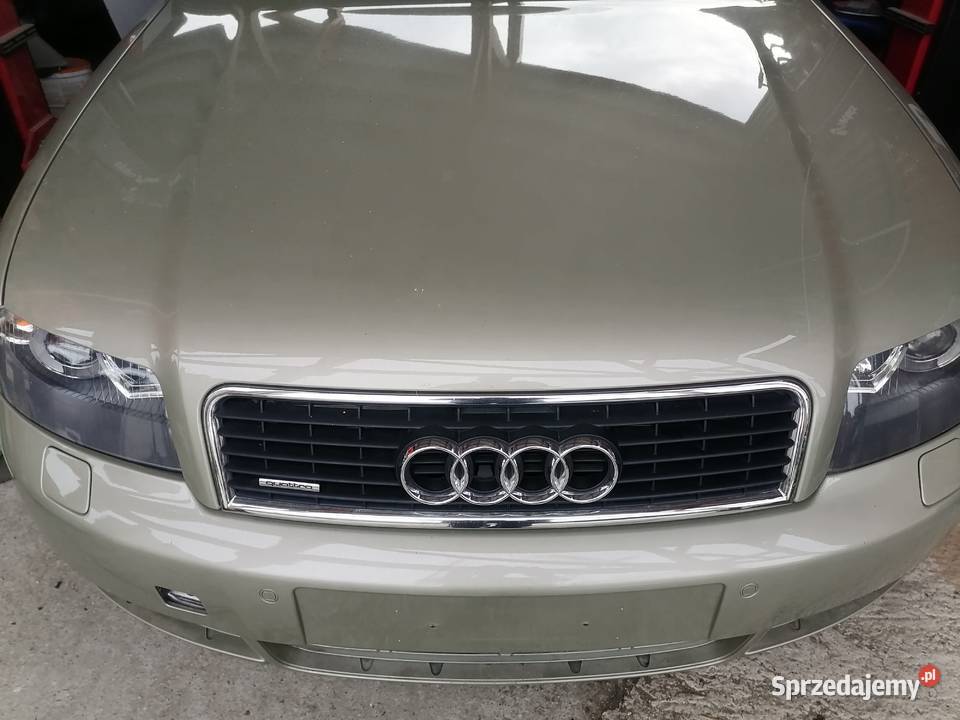 Maska Audi A4 B6 sedan LY1X bez lakierowania bez Szczerbice