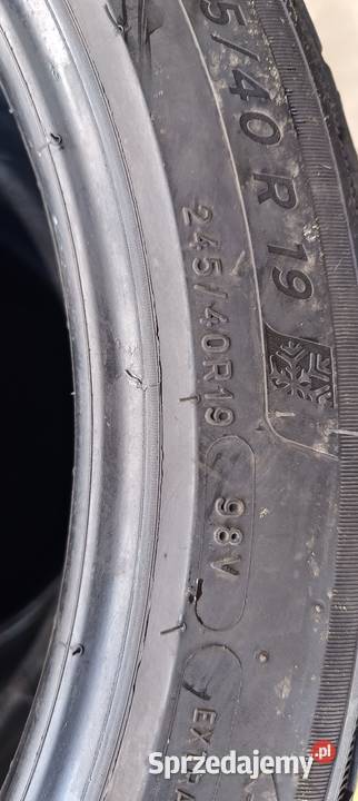 Opony zimowe Michelin pilot alpin 5 24540 R19 Samochodowe Mała Słońca sprzedam