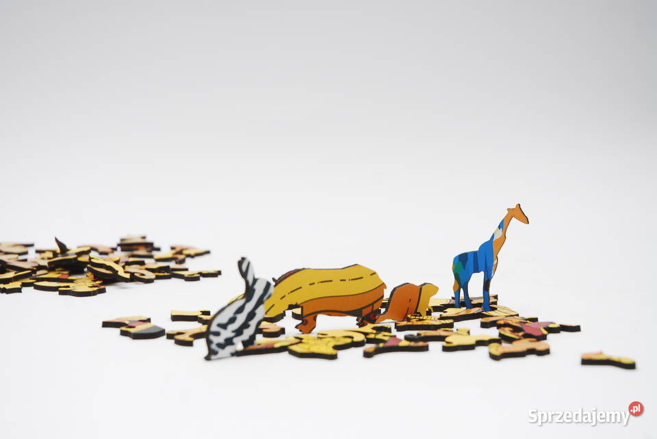 Puzzle Drewniane Premium EKO Układanka SOWA Łódź
