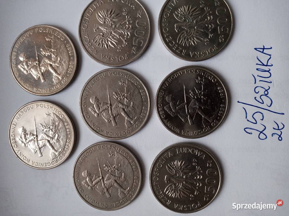 Moneta 50050 Rocznica wojny obronnej z 1989r Szczecinek