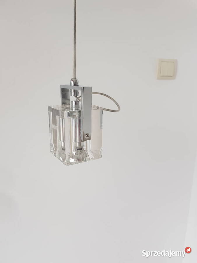 Lampa wisząca KOSTKA szkło 1x50W GU10 regulowana Warszawa