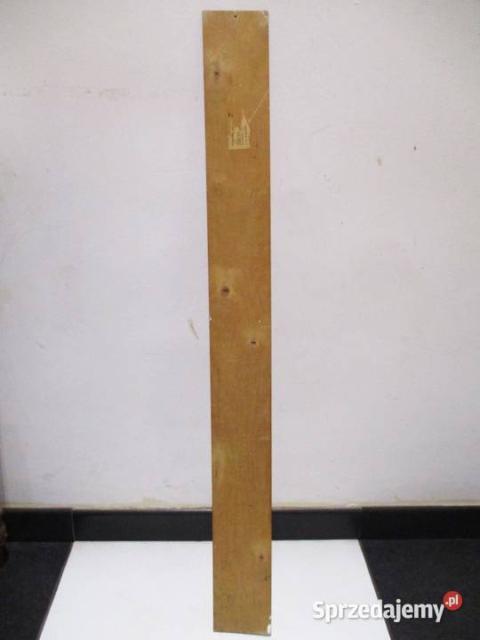 Stara Drewniana Miarka Wzrostu Dzieci z PRL Nieporęt